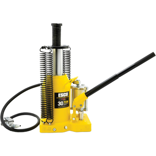 Pro Series  Bottle Jack, 30 tons, Air Hydraulic, 20" Raised Height Distribution Industrielle GC
