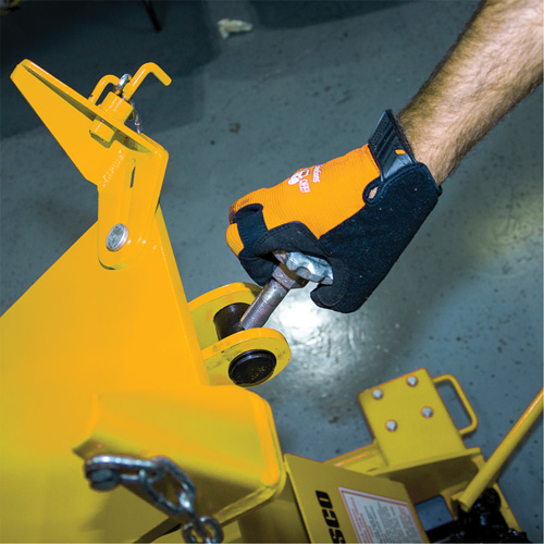 Cric de transmission Yellow Jackit, Cap. de levage 2,2 tonnes Distribution Industrielle GC