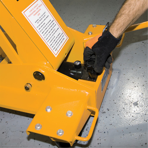 Cric de transmission Yellow Jackit, Cap. de levage 2,2 tonnes Distribution Industrielle GC