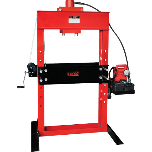 Electro/Hydraulic Pump Operated Shop Press, 50 tons Capacity Distribution Industrielle GC