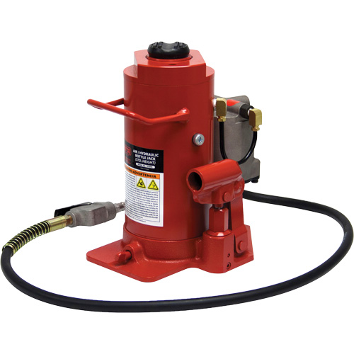 Standard Height Bottle Jack, 20 Ton(s), Air Hydraulic, 20-1/2" Raised Height Distribution Industrielle GC