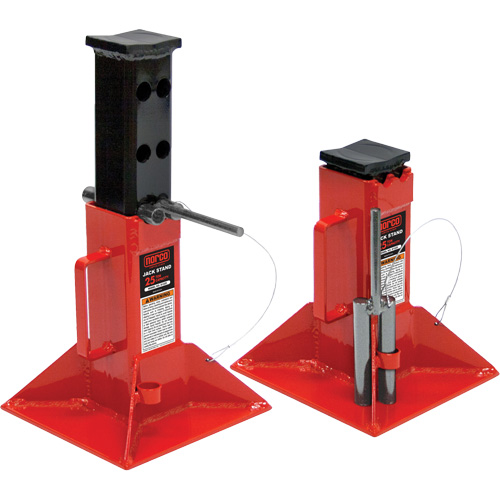 Chandelles, Tige verrouillable, Capacit&eacute; de 25 tonnes, 12" - 20" h Distribution Industrielle GC