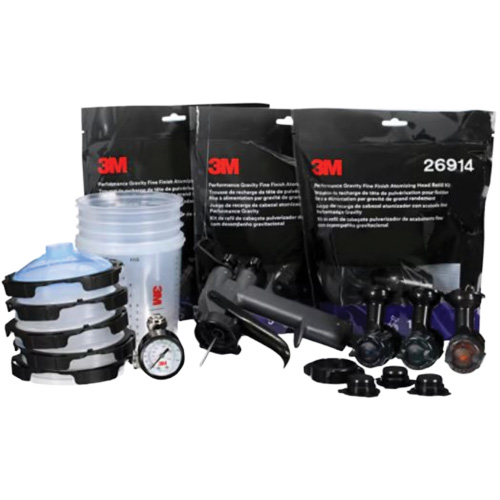 Syst&egrave;me de pistolet pulv&eacute;risateur Performance pour finition fine avec godets PPS, 13 pi³/min, 29 psi Distribution Industrielle GC