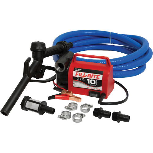 Pompe de transfert de carburant 12 V CC avec pistolet Distribution Industrielle GC