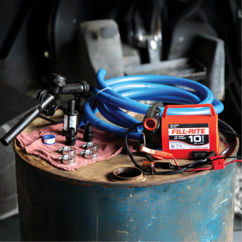 Pompe de transfert de carburant 12 V CC avec pistolet Distribution Industrielle GC