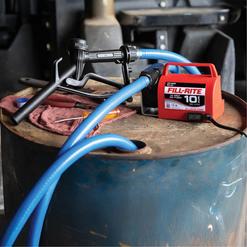 Pompe de transfert de carburant 12 V CC avec pistolet Distribution Industrielle GC
