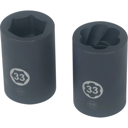 Hex & Twist Truck Lug Nut Socket Set Distribution Industrielle GC