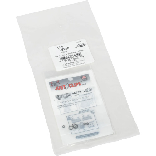1/4" Clips & O-Rings Set - Bulk Distribution Industrielle GC
