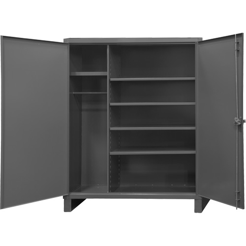 Vestiaire tr&egrave;s robuste, Acier, 60" la x 24" p x 78" h, Gris Distribution Industrielle GC