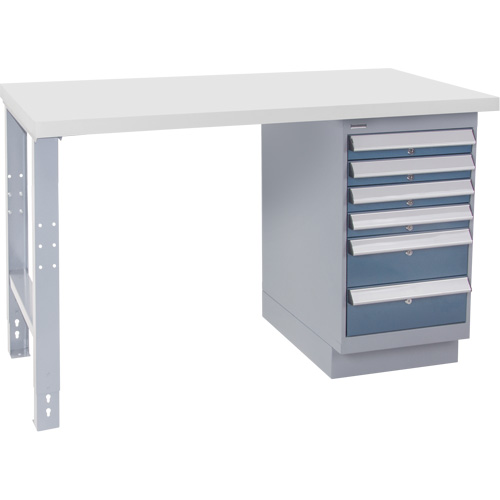Industrial Duty Workbench, 30" W x 72" D x 34" H, 1000 lbs. Capacity Distribution Industrielle GC