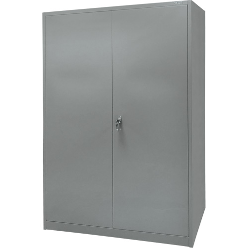 Storage Cabinet, Steel, 4 Shelves, 78" H x 48" W x 24" D, Grey Distribution Industrielle GC