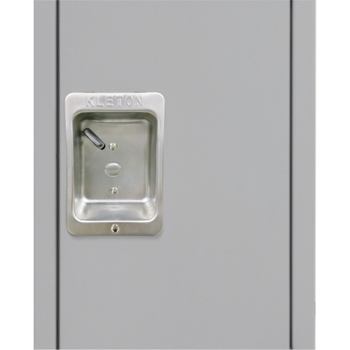 Lockers, 3 -tier, 12" x 18" x 72", Steel, Grey, Knocked Down Distribution Industrielle GC