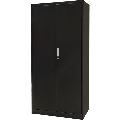 Combination Storage Cabinet, 36" W x 18" D x 72" H, Black Distribution Industrielle GC