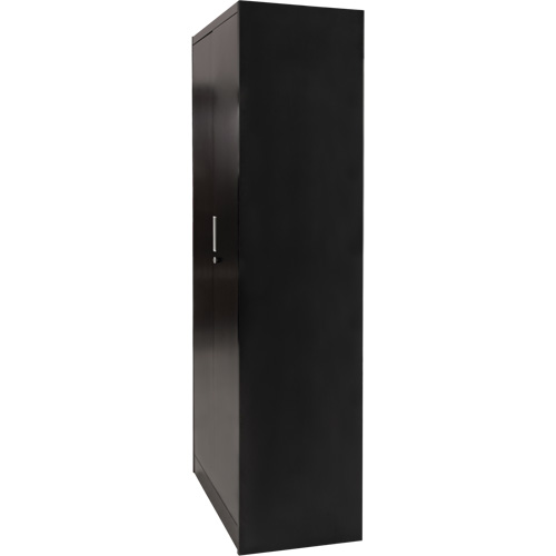Combination Storage Cabinet, 36" W x 18" D x 72" H, Black Distribution Industrielle GC