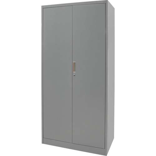 Hi-Boy Storage Cabinet, Steel, 4 Shelves, 72" H x 36" W x 18" D, Grey Distribution Industrielle GC