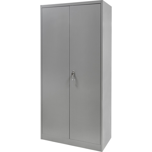 Armoire garde-robe, Acier, 36" la x 18" p x 72" h, Gris Distribution Industrielle GC