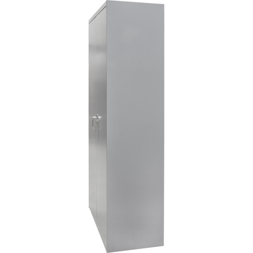 Armoire garde-robe, Acier, 36" la x 18" p x 72" h, Gris Distribution Industrielle GC