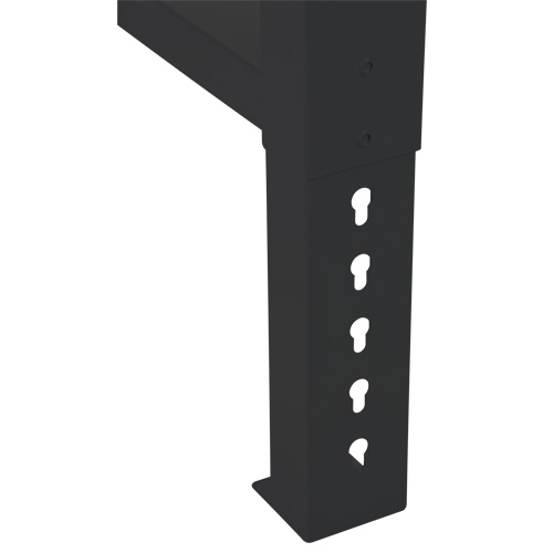 Pattes d'&eacute;tabli pour service industriel, Acier, 24" p x 34" h, Simple Distribution Industrielle GC