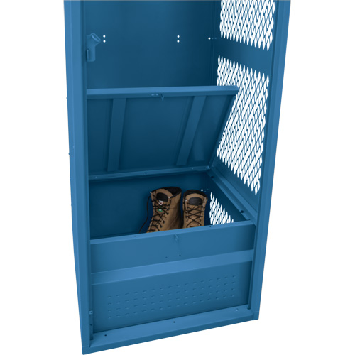 Gear Locker, Steel, 24" W x 24" D x 72" H, Dark Blue Distribution Industrielle GC
