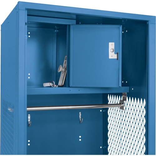 Gear Locker, Steel, 24" W x 24" D x 72" H, Dark Blue Distribution Industrielle GC