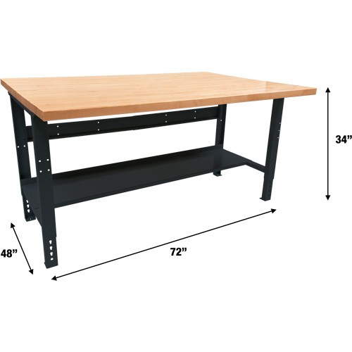 &eacute;tabli modulaire industriel, Cap 1000 lb, 72" la x 48" p Distribution Industrielle GC