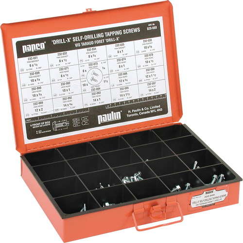 Assortiments de vis autoperceuses Distribution Industrielle GC