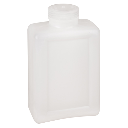 Bouteilles peu encombrantes &agrave; prise facile, Rectangulaire, 64 oz, Plastique Distribution Industrielle GC