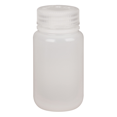 Bouteilles &agrave; large ouverture, Ronde, 4 oz, Plastique Distribution Industrielle GC