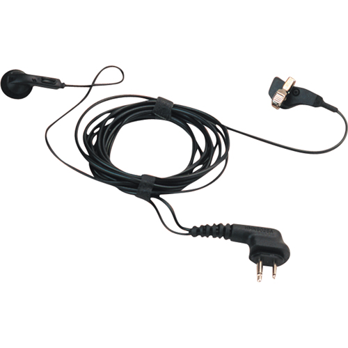 &eacute;couteur-bouton avec microphone &agrave; poussoir &eacute;mission-r&eacute;ception Distribution Industrielle GC