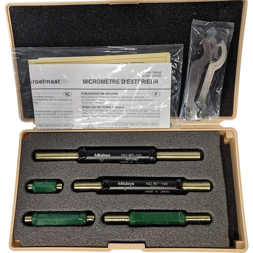 5-Piece Micrometer Pin Setting Standard Set Distribution Industrielle GC