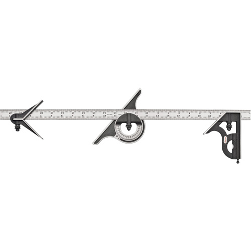 Combination Square , 4 pcs., Steel Distribution Industrielle GC