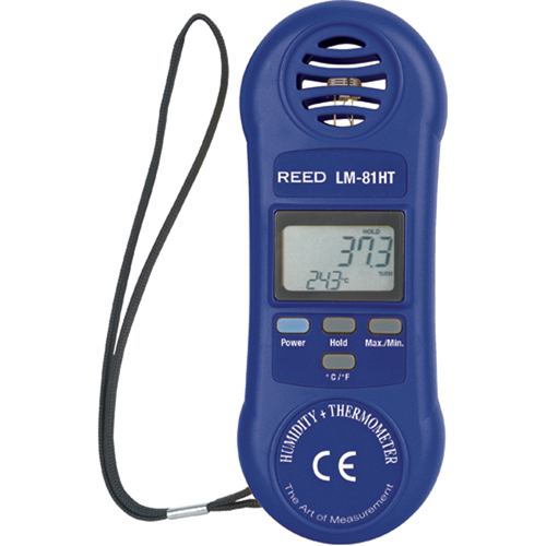 Thermo-hygrom&egrave;tre, 10% - 95% HR, 32° - 122° F (0° - 50°C) Distribution Industrielle GC