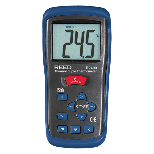 Thermometer, Contact, Digital, -58-2000°F (-50-1300°C) Distribution Industrielle GC
