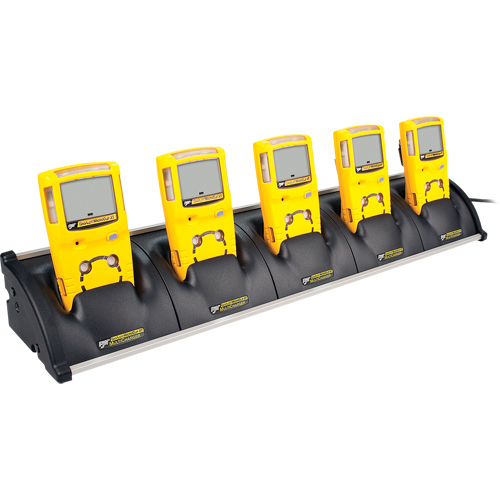 BW GasAlertMicroClip XT Multi-Gas Detectors -Five Unit Cradle Charger Distribution Industrielle GC