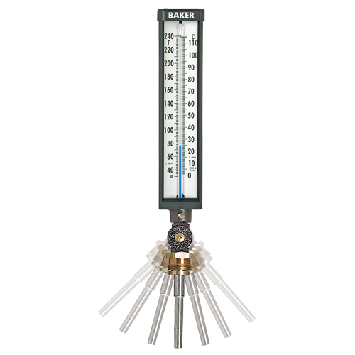 Thermom&egrave;tres industriels &agrave; angle variable, Contact, Analogique, 30-300 °F (0-149 °C) Distribution Industrielle GC