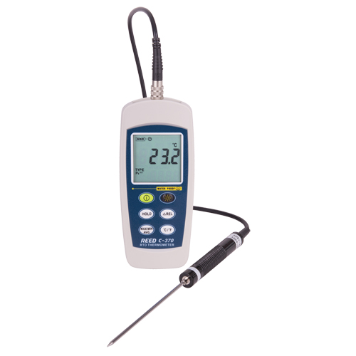 RTD Thermometer, Contact, Digital, -148-572°F (-100-300°C) Distribution Industrielle GC