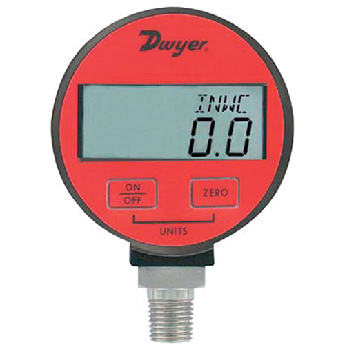 Manom&egrave;tre,  2-31/50", 100 psi, Fixation inf&eacute;rieure, Num&eacute;rique Distribution Industrielle GC
