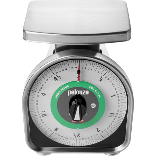 Balance m&eacute;canique &agrave; mesurer les portions Pelouze, Capacit&eacute; 5 lb / 2,3 kg, Graduations 10 g / 0,5 oz Distribution Industrielle GC