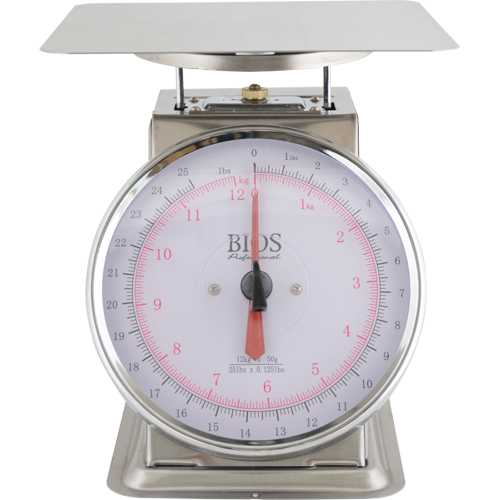 Balance &agrave; plateau sup&eacute;rieur, Capacit&eacute; 25 lb 12 kg, Graduations 0,125 lb / 50 g Distribution Industrielle GC