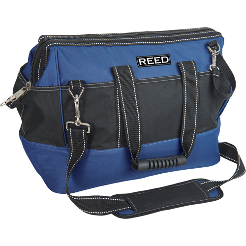 Sac &agrave; outils industriel, Polyester, 33 pochettes, Noir/Bleu Distribution Industrielle GC