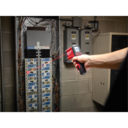 Pistolet infrarouge, -22° - 1022° F ( -30° - 550° C ), 12:01/12:1, &eacute;missivit&eacute; Fixe Distribution Industrielle GC
