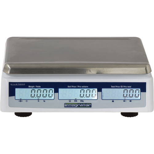 Balance &agrave; calcul de prix Integrator C15, Capacit&eacute; 30 lb / 15 kg, Graduations 0,005 lb / 0,002 kg Distribution Industrielle GC