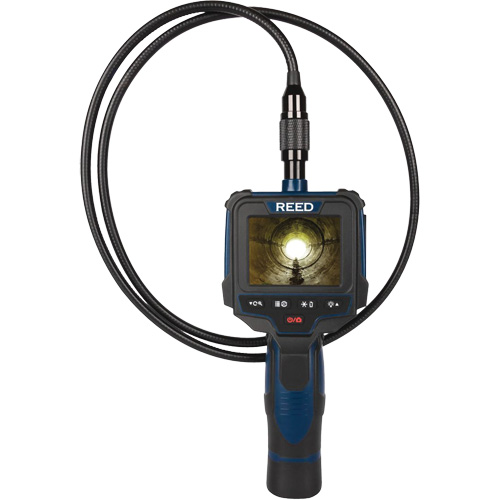 Recordable Borescope Inspection Camera, 2.5" Display, 640 x 480 pixels, 8 mm (0.31") Camera Head Distribution Industrielle GC