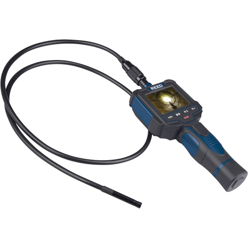 Recordable Borescope Inspection Camera, 2.5" Display, 640 x 480 pixels, 8 mm (0.31") Camera Head Distribution Industrielle GC