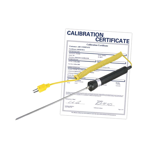 Sonde thermocouple &agrave; pointe d'aiguille avec certificat de calibration, 600 °C (1112°F) Temp. max. Distribution Industrielle GC