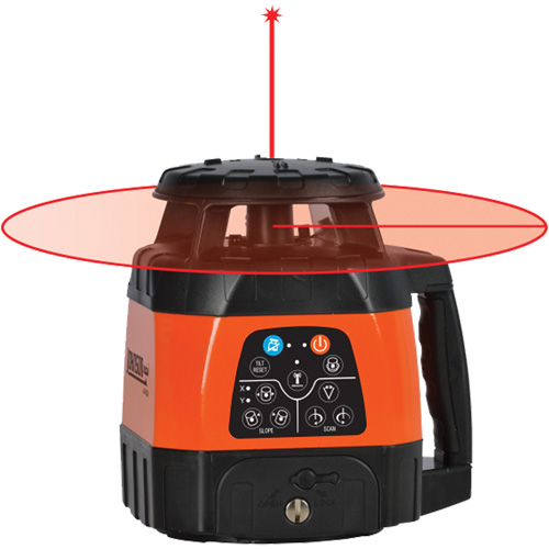 Red Beam Self-Leveling Horizontal & Vertical Rotary Laser, 200' (60 m), 635 Nm Distribution Industrielle GC