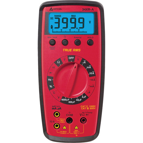 Multim&egrave;tre num&eacute;rique 34XR-A, Tension c.a./c.c., Courant c.a./c.c. Distribution Industrielle GC