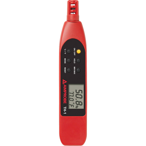 Sonde de temp&eacute;rature et d'humidit&eacute; relative TH-1, 4% - 95% HR, -4°- 122° F ( -20° - 50° C ) Distribution Industrielle GC