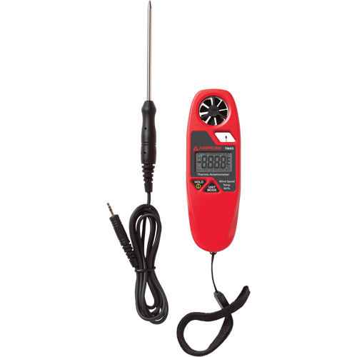 An&eacute;mom&egrave;tre et thermom&egrave;tre TMA5, Sans enregistrement des donn&eacute;es, Gamme de v&eacute;locit&eacute; d'air de 0,4 - 25 m/sec Distribution Industrielle GC