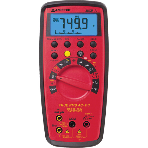 38XR-A Digital Multimeter, AC/DC Voltage, AC/DC Current Distribution Industrielle GC